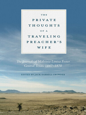 cover image of The Private Thoughts of a Traveling Preacher's Wife